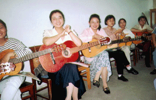 Ladies guitar group